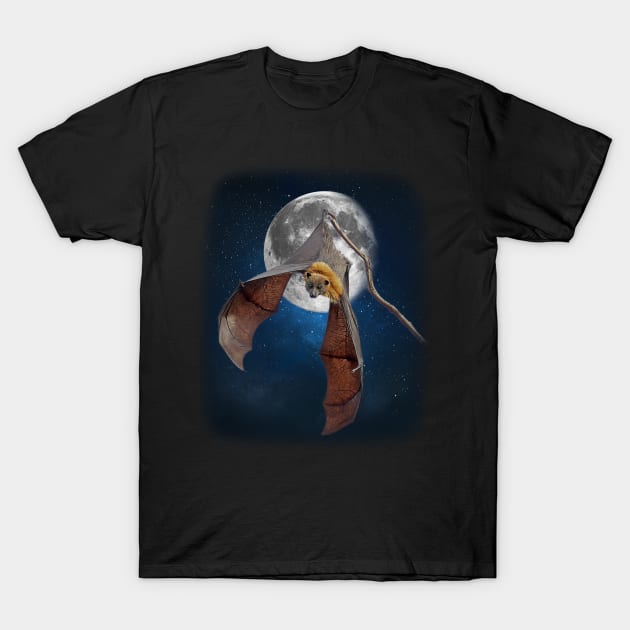 Lunar Bat T-Shirt by Vampyre Zen